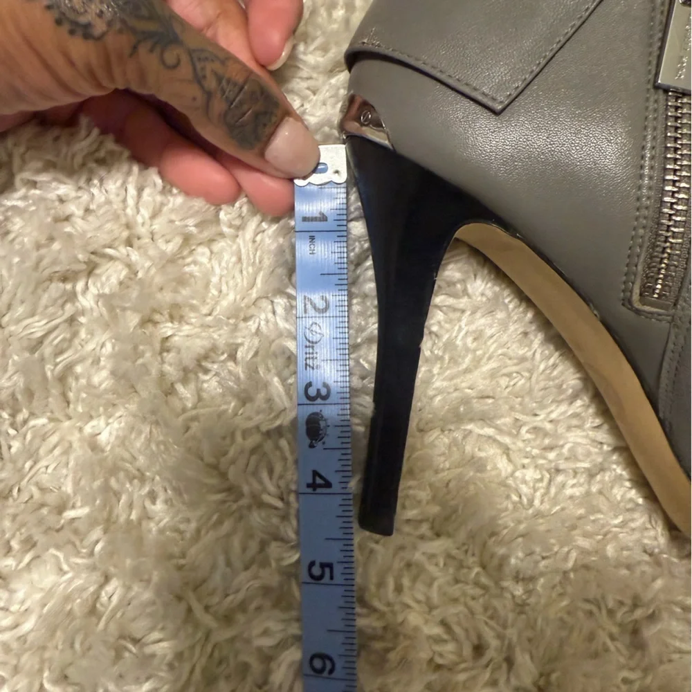 Michael Kors Sleek Gray Ankle Booties